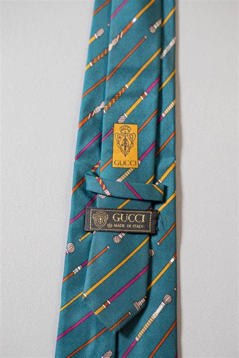 gucci tirs|vintage Gucci tie.